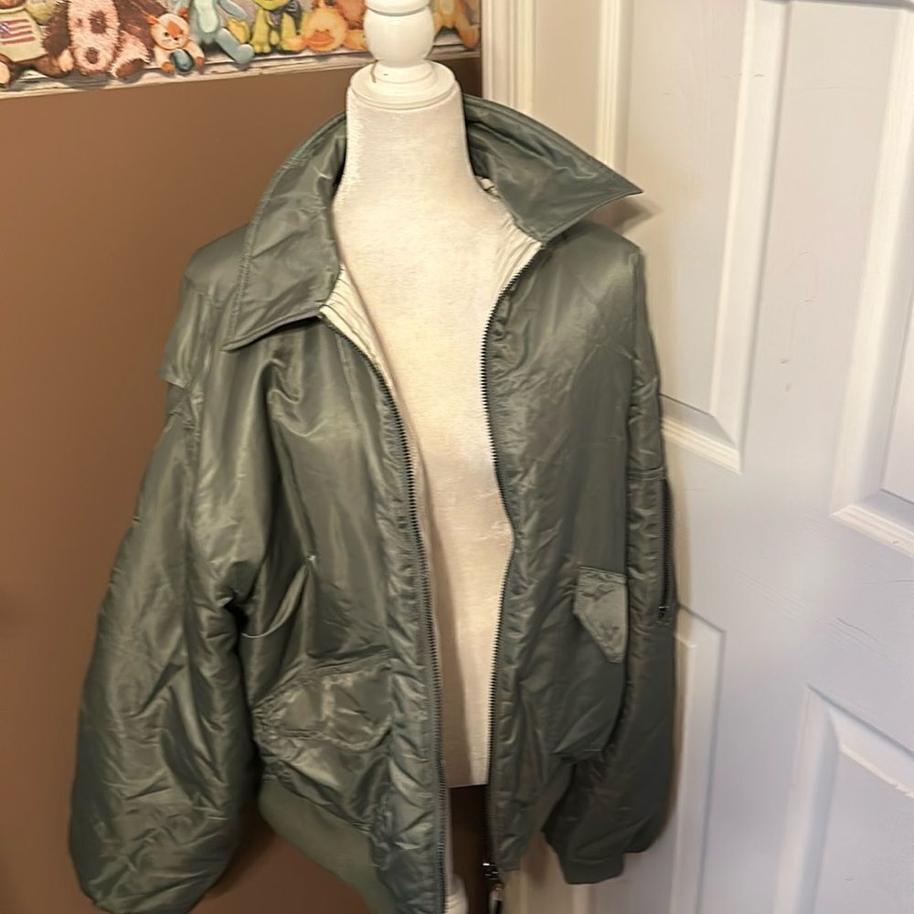 TopShop Reversible Bomber Jacket/coat NWOT small